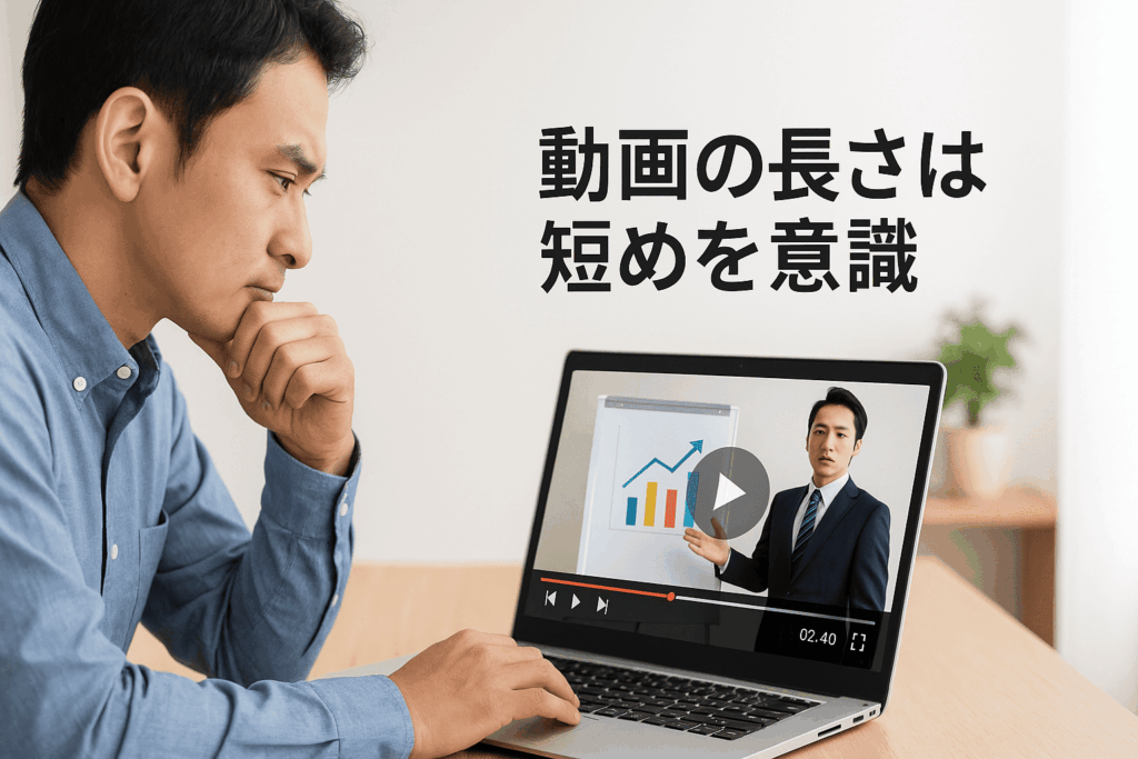 動画配信として短尺コンテンツが有効なことがわかった教育DX部門担当の40代男性の画像