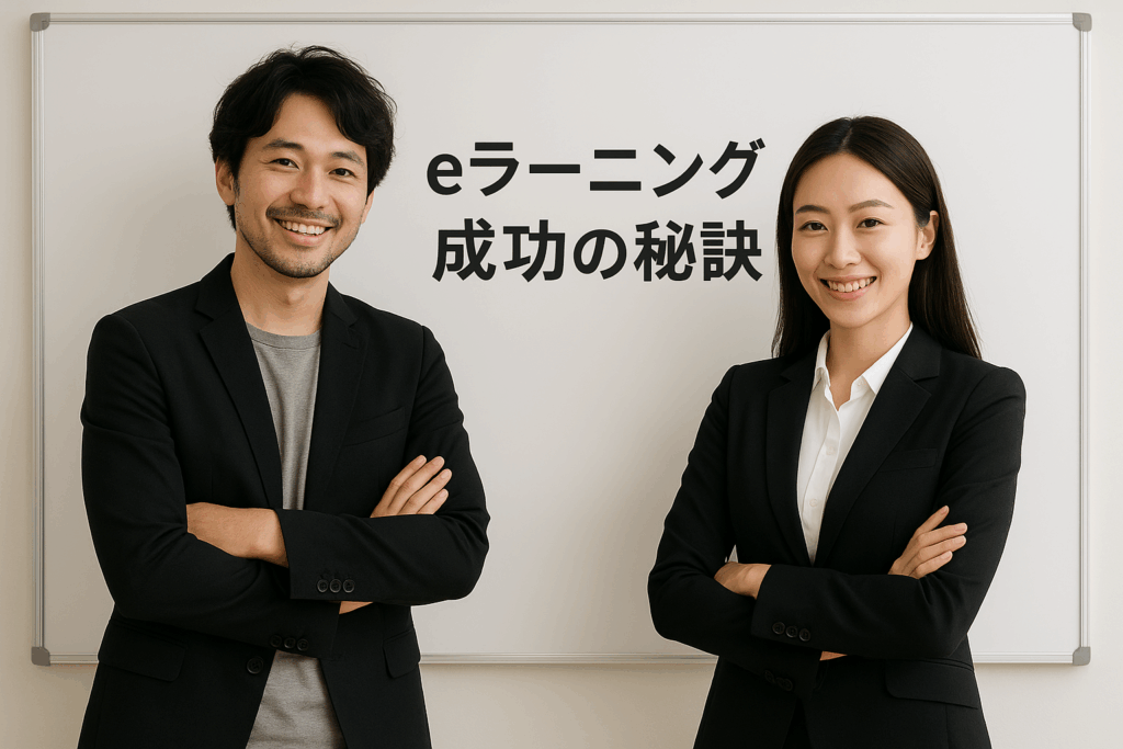 eラーニングの成功の秘訣が理解できた教育DX担当部門のスタッフ達の画像