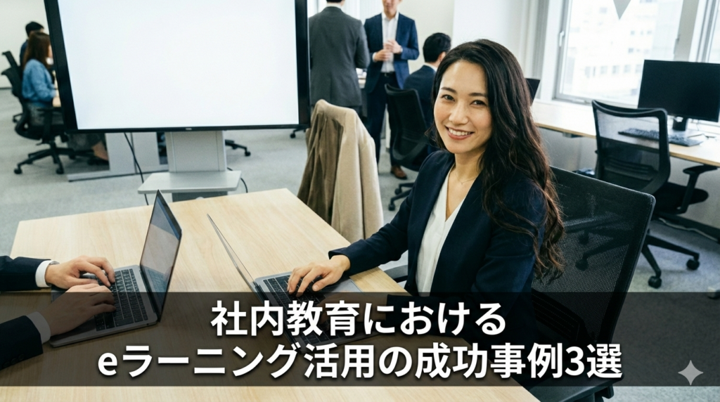 eラーニングを有効活用できている、教育DX部門の30代女性の画像