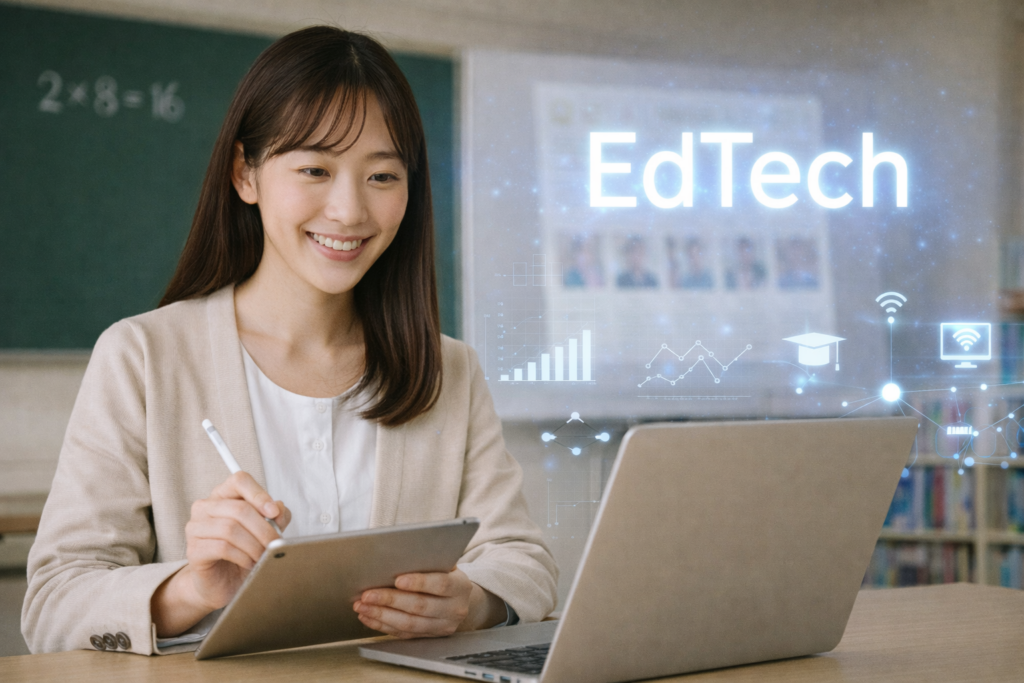 EdTechを理解し始めた30代女性の画像