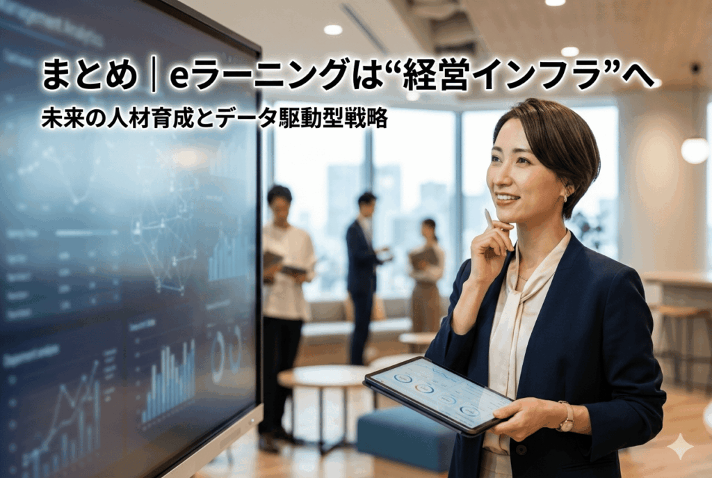 eラーニングは経営インフラになったと実感している教育DX部門の担当30代女性の画像