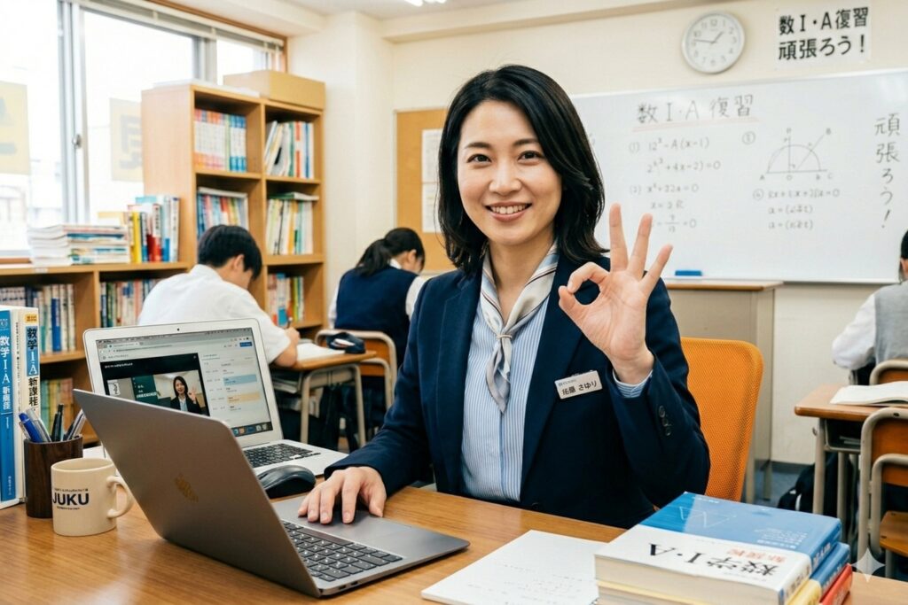 eBookの活用によって業務が自動化し、効率が高まった学習塾の女性講師
